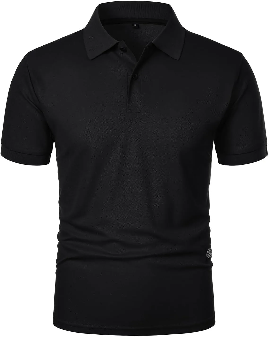 Ymosrh Men's Polo Shirts Golf Short Sleeve Summer Buttons Business Casual Collar T-Shirt Casual, S-3XL