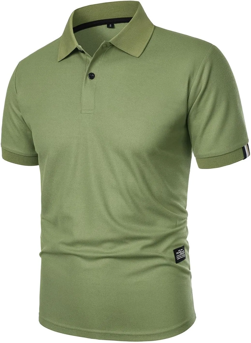 Ymosrh Men's Polo Shirts Golf Short Sleeve Summer Buttons Business Casual Collar T-Shirt Casual, S-3XL