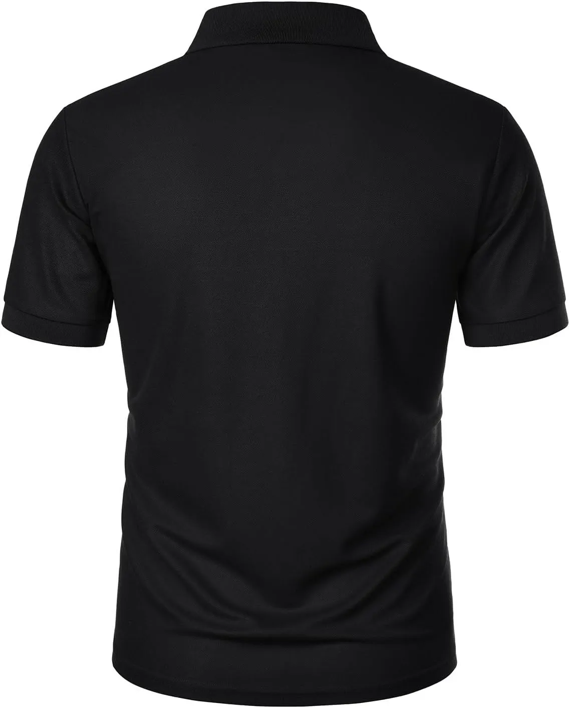 Ymosrh Men's Polo Shirts Golf Short Sleeve Summer Buttons Business Casual Collar T-Shirt Casual, S-3XL