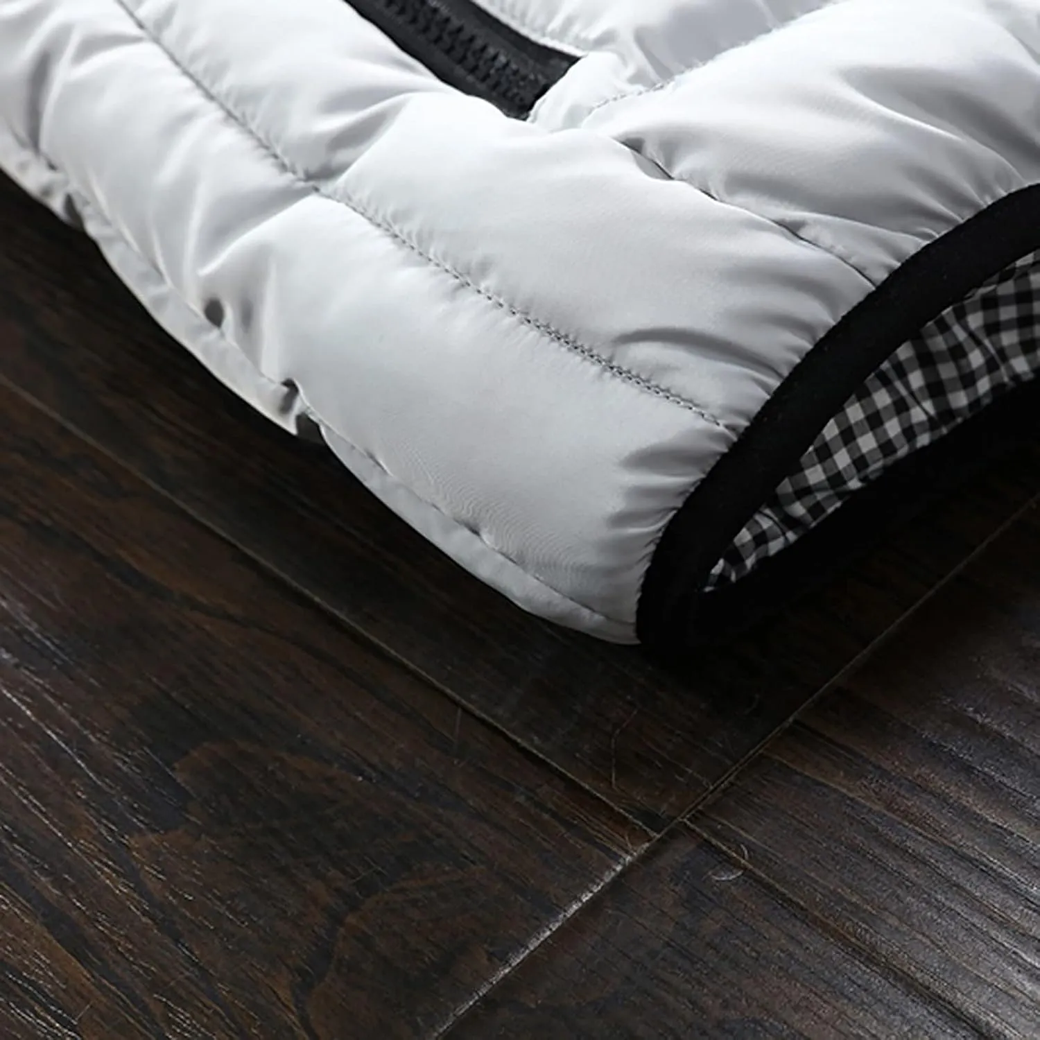 Ymosrh Men's Puffer Vest Outdoor Casual Stand Collar Padded Vest Coats Packable Vest, M-5XL